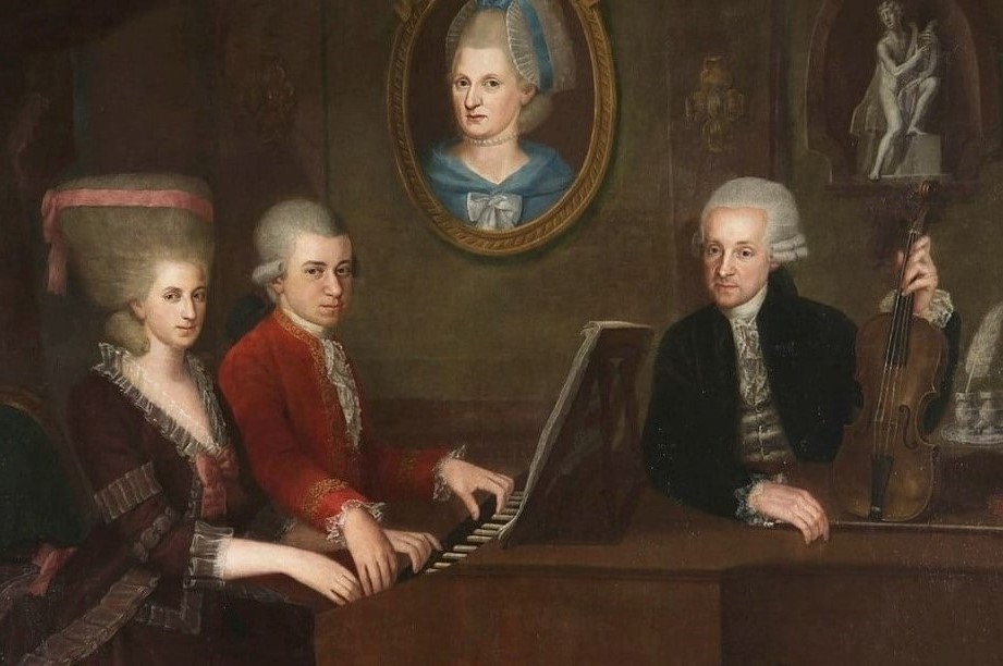 ART and ARCHITECTURE, mainly The Mozart family's music Leopold