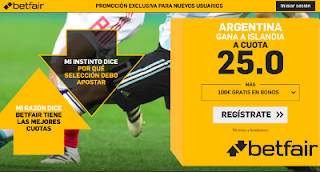 betfair supercuota victoria de Argentina a Islandia 16 junio betfair supercuota victoria de Argentina a Islandia 16 junio