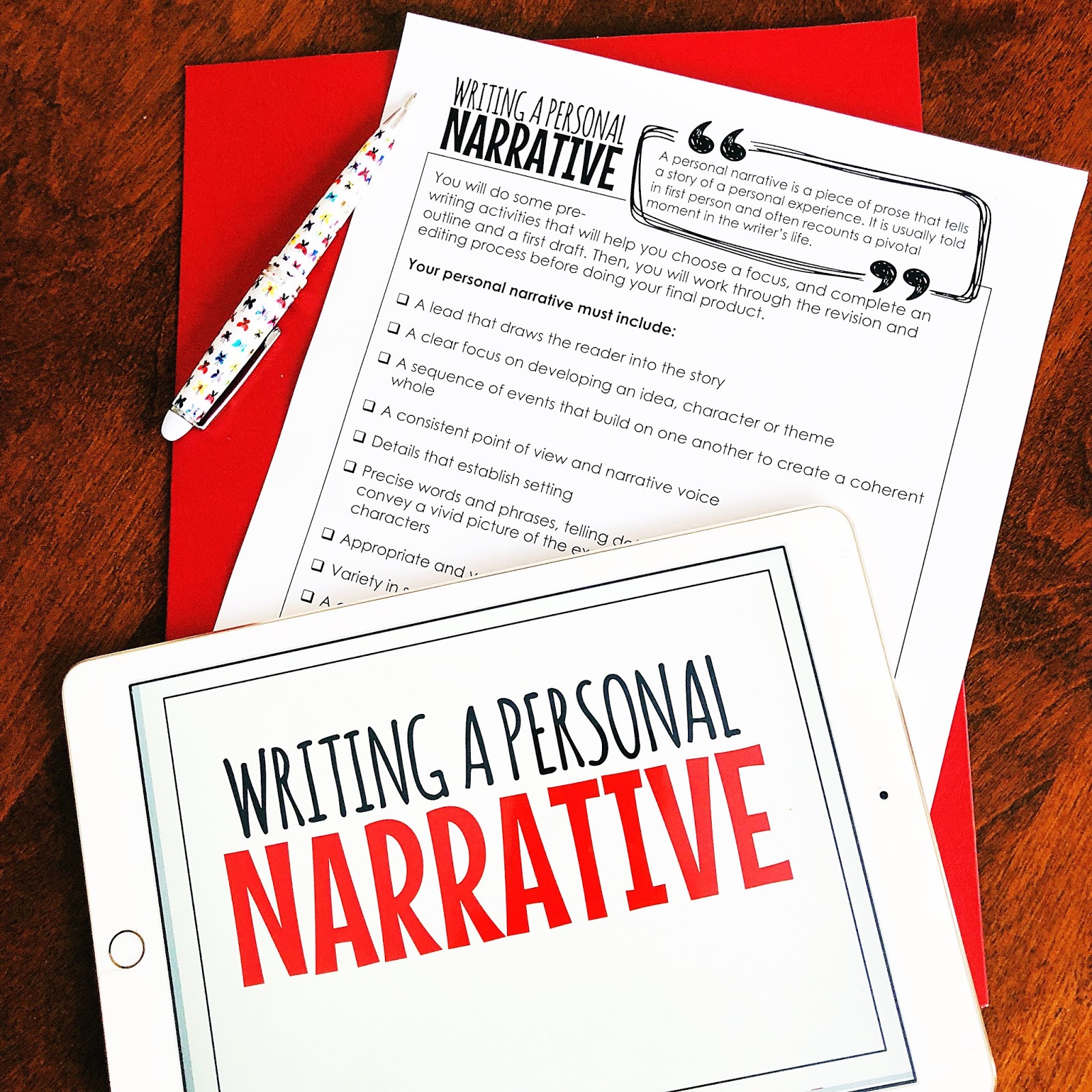 personal narrative leads