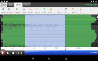 تحميل أخر إصدار تطبيق WavePad Free Audio يمكن لك اخد الصوت و الاقاعات من الأغنية المفضلة عندك الأندرويد و الايفون