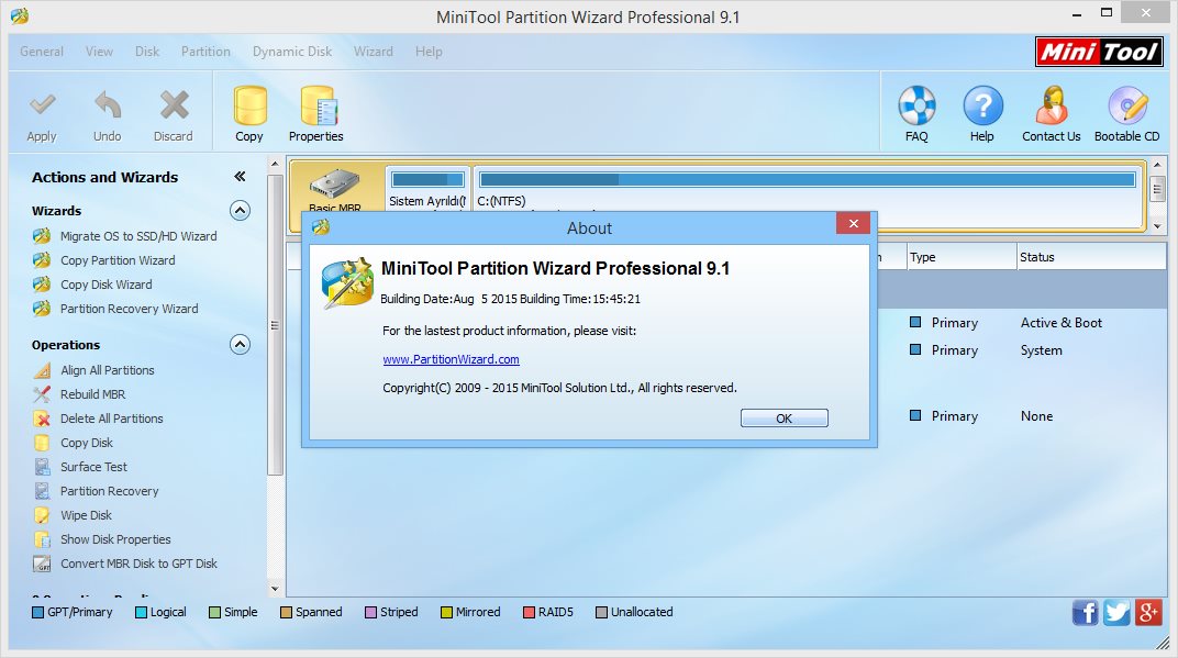 minitool partition wizard for windows 10