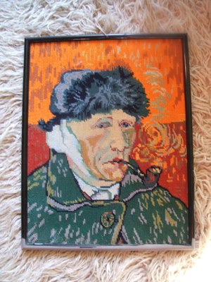 Vincent Van Gogh canvas tapestry vintage 