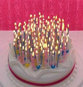 [Imprimable] photo de gâteau d'anniversaire avec bougies 179387