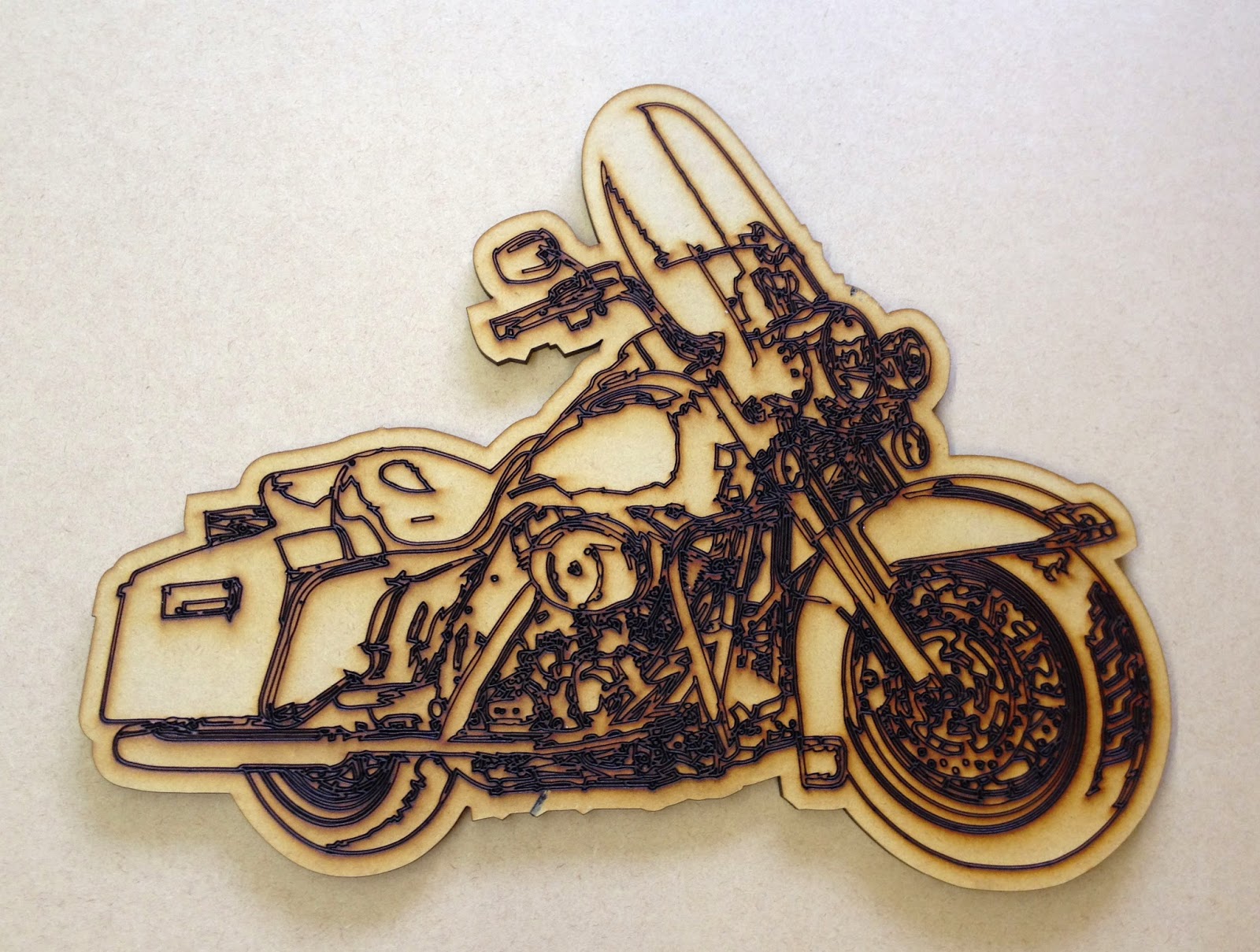 Engraving- motorcycle NO.150531