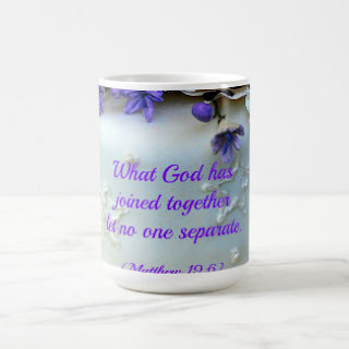 What God has joined together let no one separate coffee mug