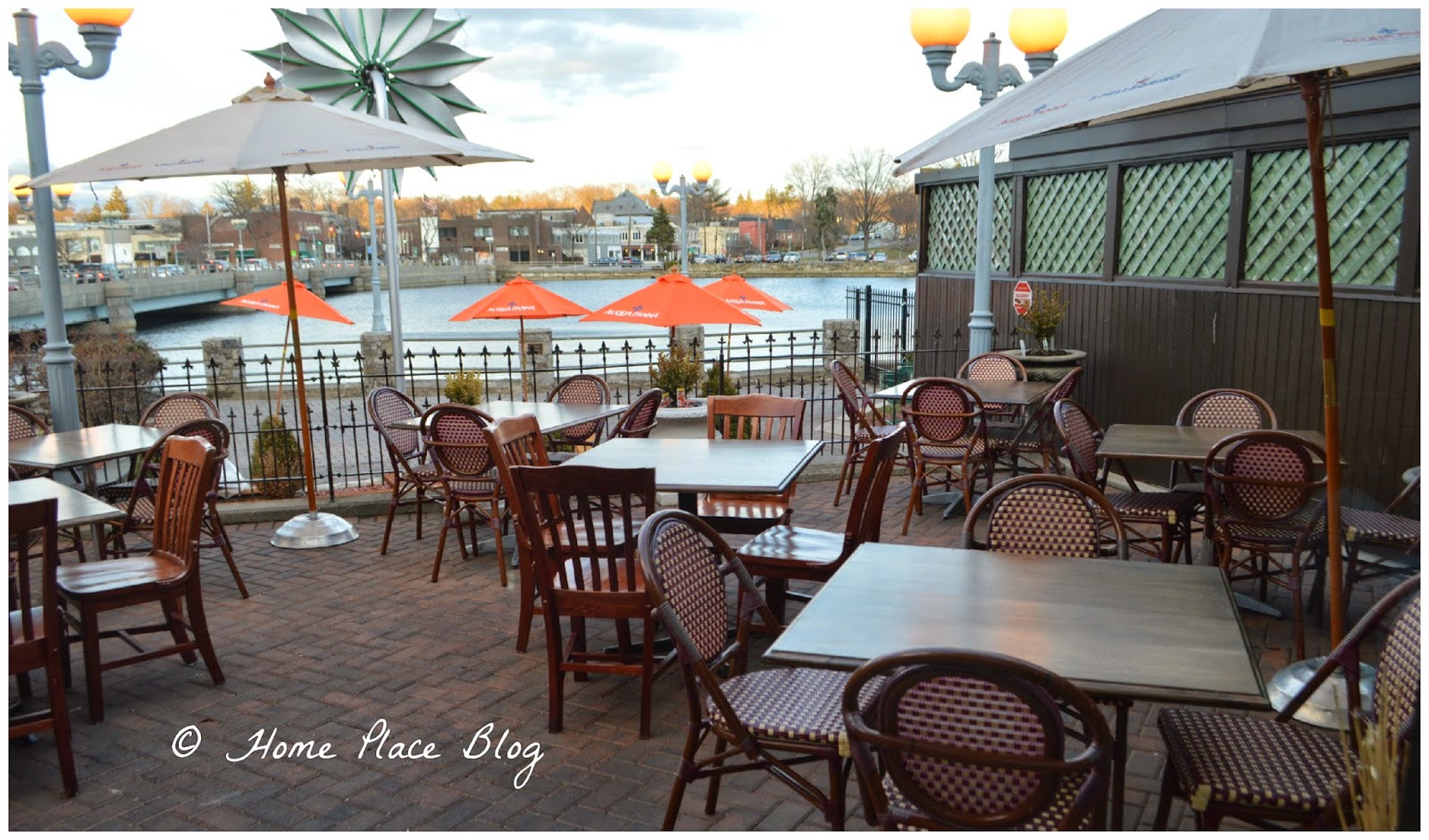 Home Place The Arezzo Ristorante Fine Food With A View In Westport Ct The Patio Overlooking Saugatuck River