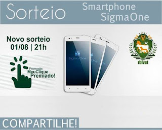 Participe do Sorteio de um Smartphone Sigma One Milky White