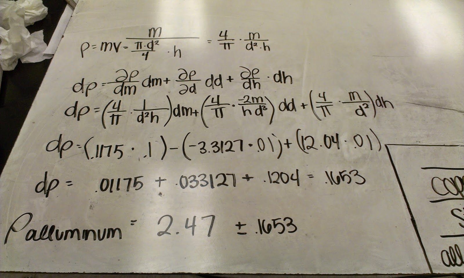 Phys4AF14 pfmacias 16Sept2014 Density of Metal Cylinders Lab 6 part 1