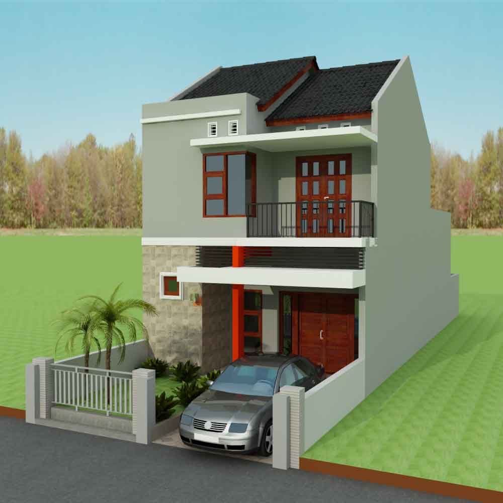 Model Rumah Minimalis 2 Lantai Type 36 Arsihome