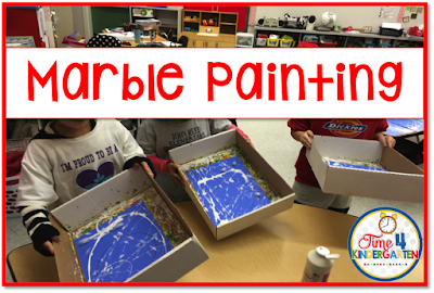 marble painting the snow globes
