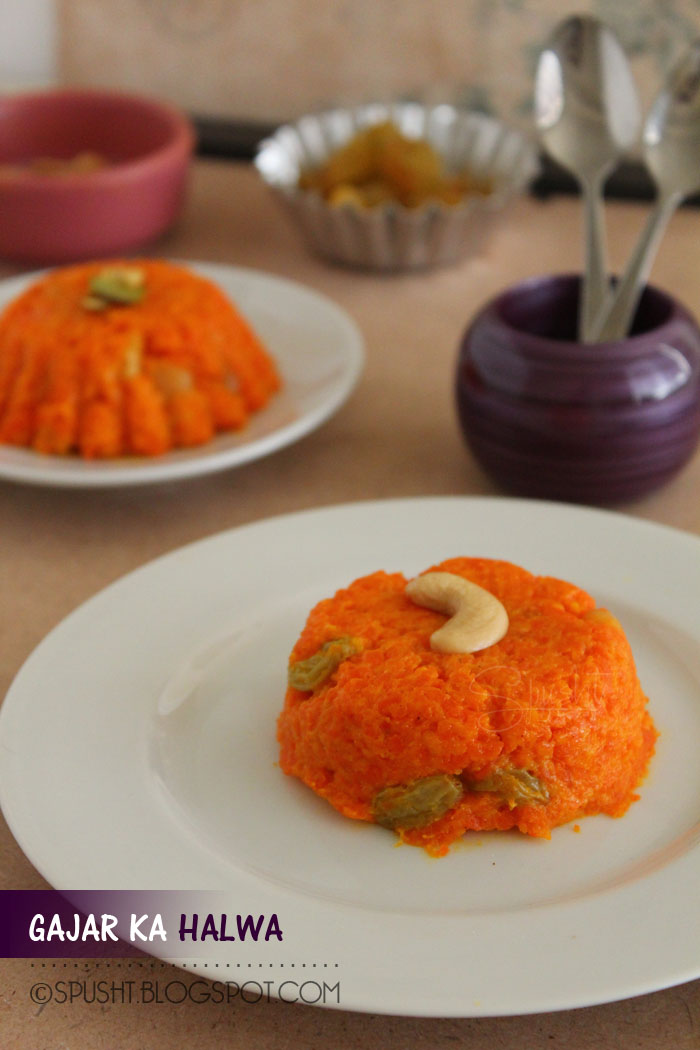 Spusht | Carrot Halwa Recipe | Indian Sweets