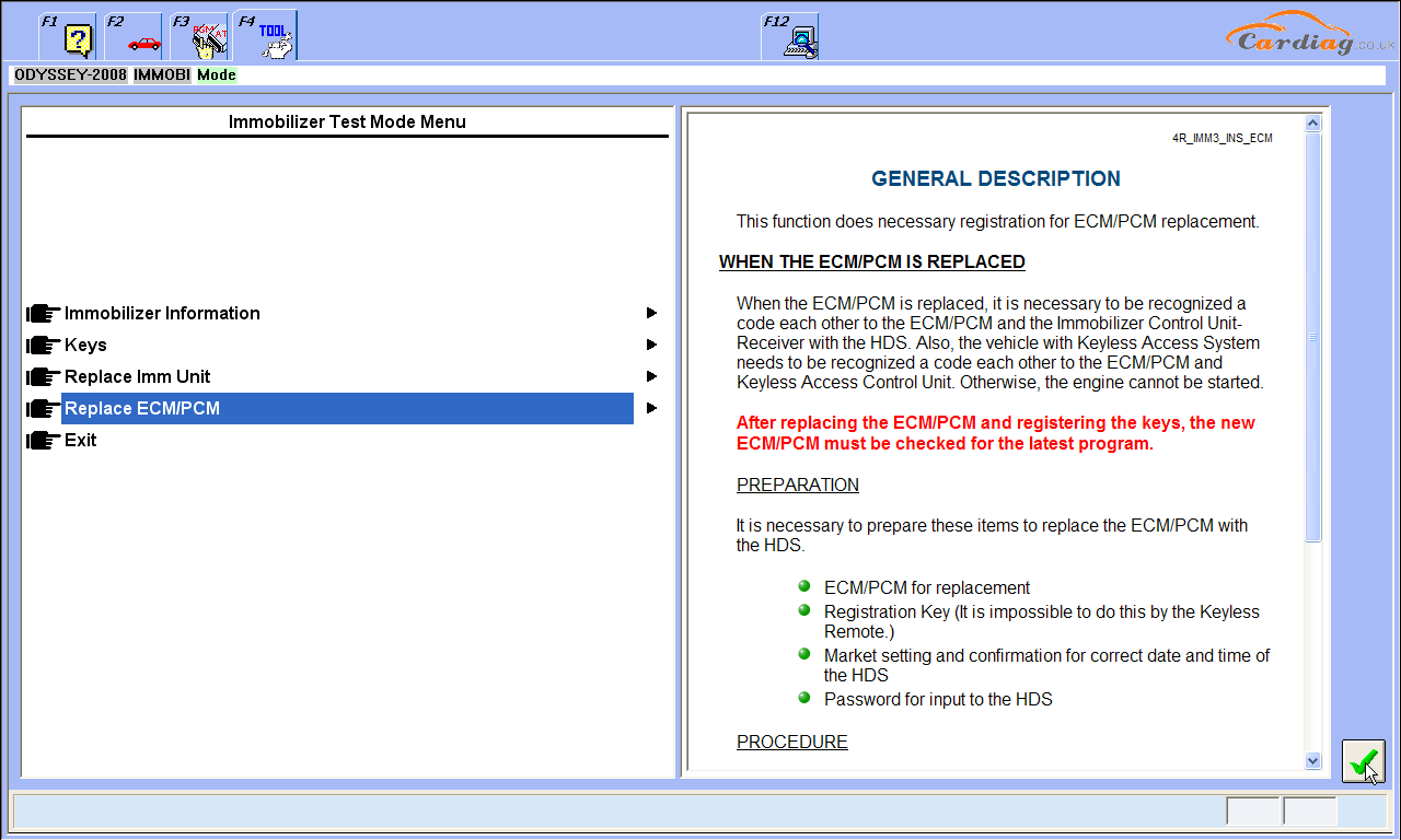 10 steps to replace Honda ECM/ PCM using VXDIAG HDS by Gary Wang