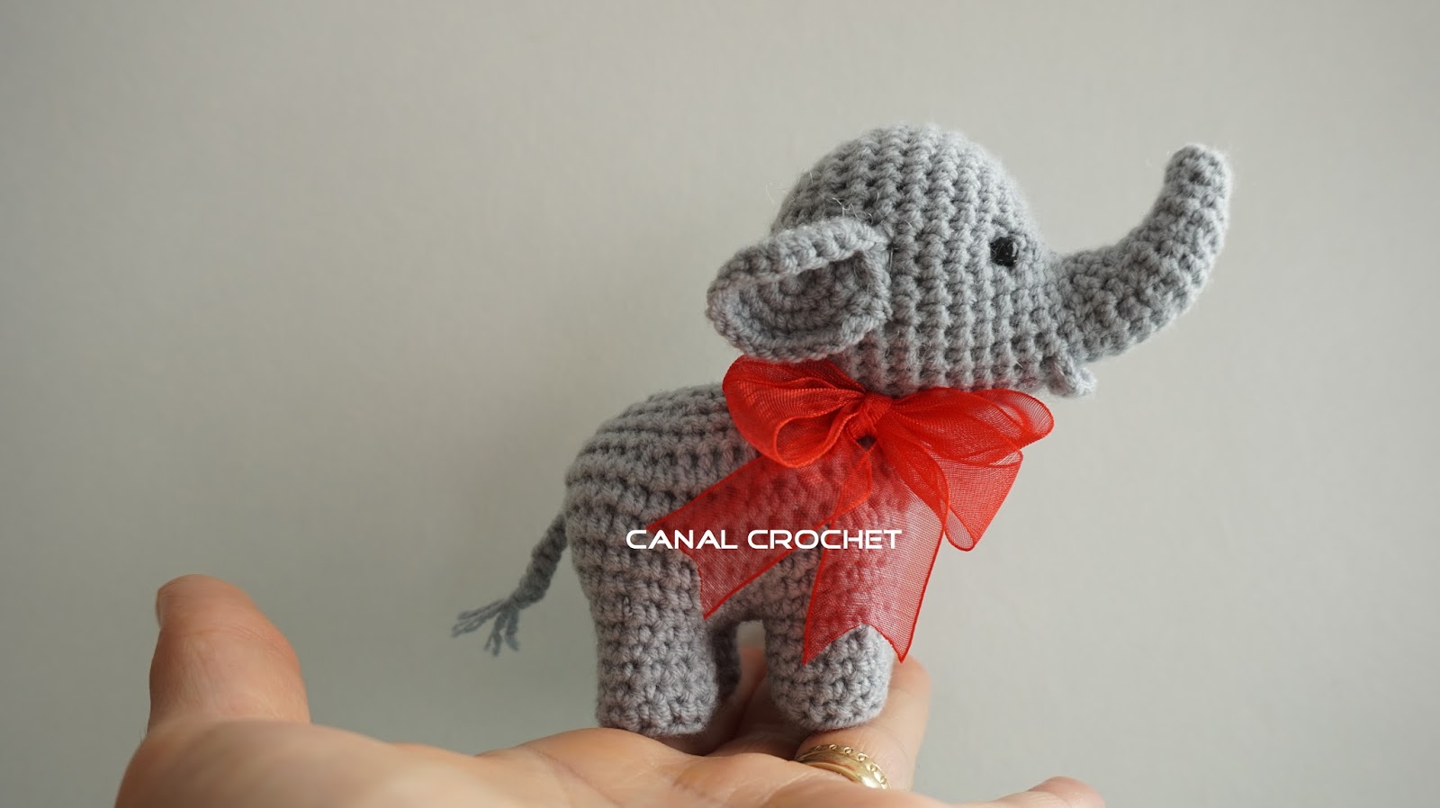 CANAL CROCHET: Elefante amigurumi tutorial