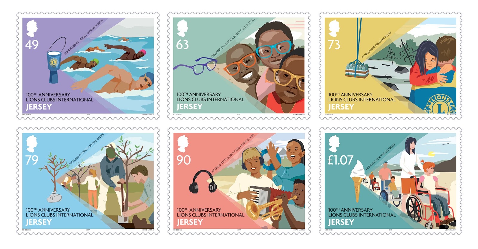 Rainbow Stamp Club 100th Anniversary Lions Clubs International