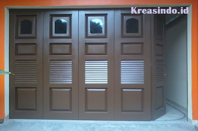 Daftar Harga Berbagai Macam Pintu Garasi Besi Cat Powder Coating