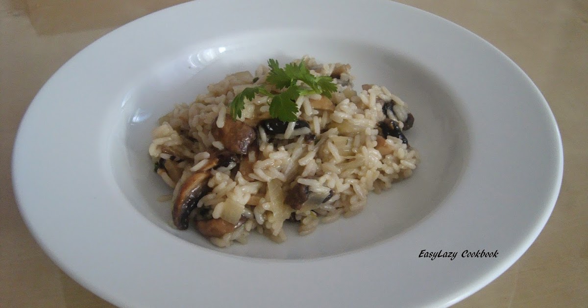 Poorni's Cookbook Jasmine rice and mushroom risotto
