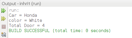 Inheritance program With access Specifier In Java.