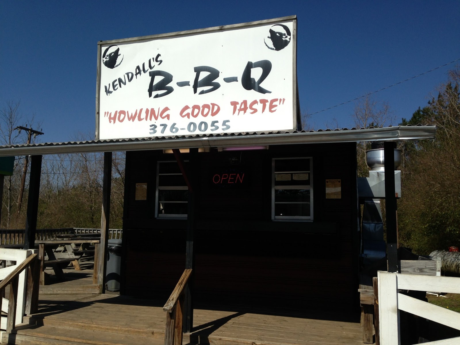 Man Up Tales of Texas BBQ™ Lunch at Kendall's BBQ AL)