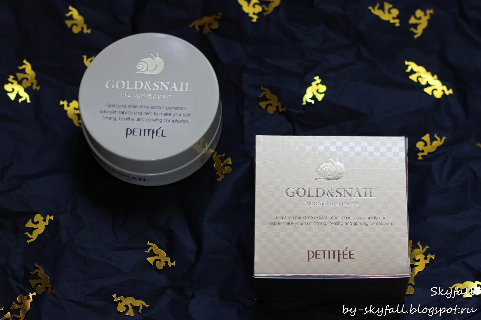 Beauty addicted: Гидрогелевые патчи для глаз PETITFEE Gold & Snail ...