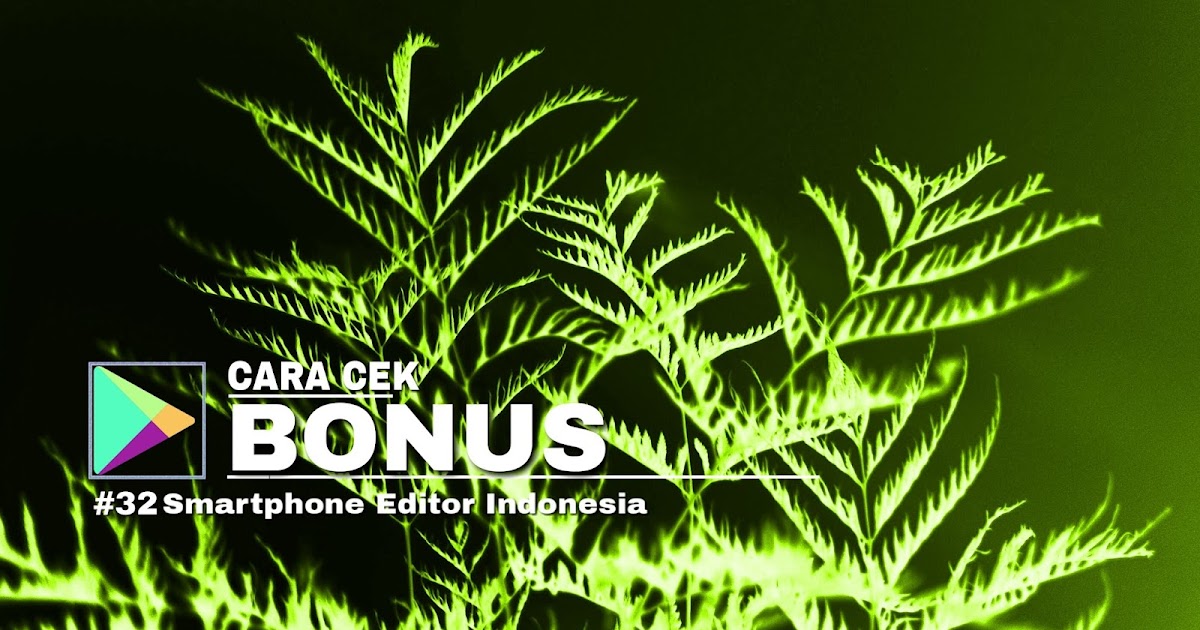 Cara Cek Bonus Di Akun Play Store Smartphonegprs