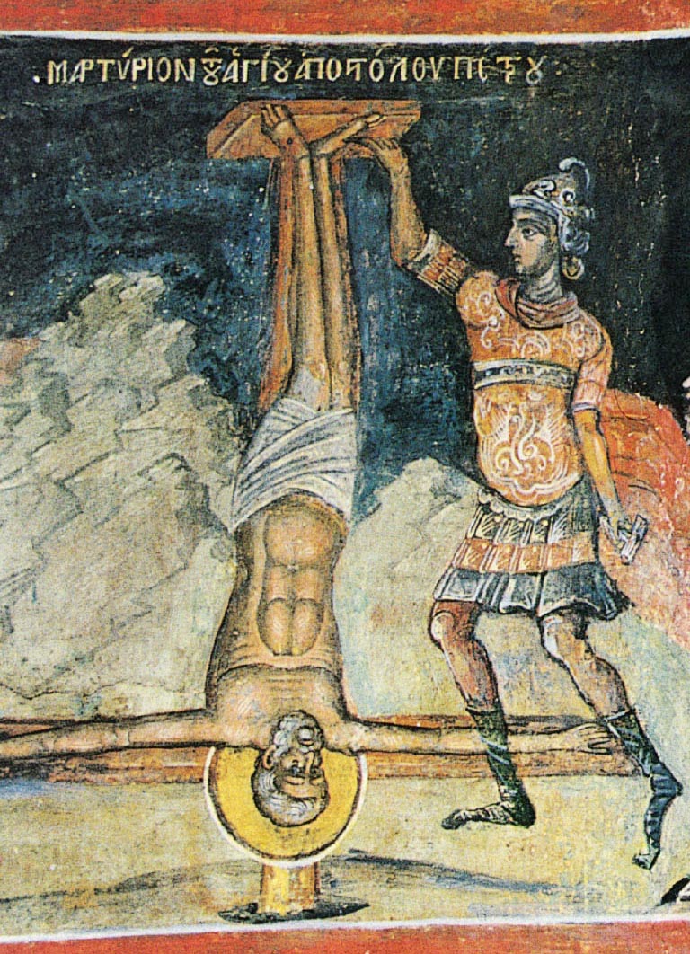 Peter The Apostle Crucified Upside Down