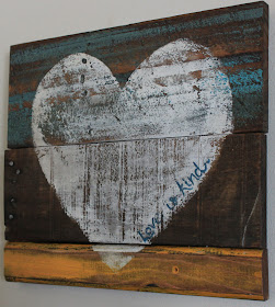 love is kind reclaimed wood heart http://bec4-beyondthepicketfence.blogspot.com/2013/01/love-is-kind.html