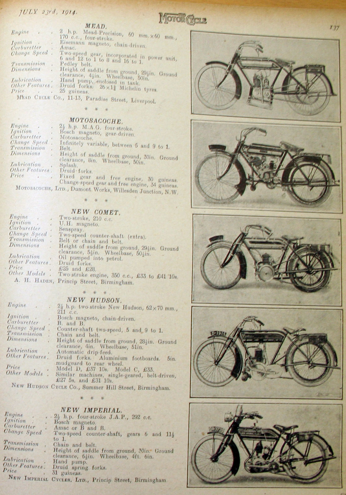 la boîte à cossins 1913 Sears Dreadnaught VTwin