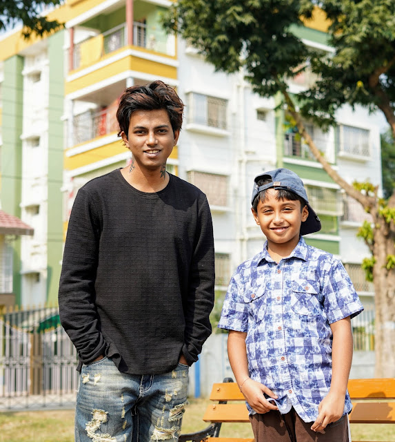 Sourajit Saha With Nephew 3