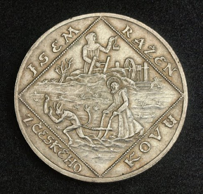 Czechoslovakia Silver coin Quadruple Ducat