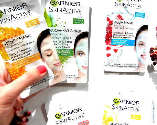 masques visage monodose Skin Activ de Garnier mon avis masques skinActiv Garnier Concours