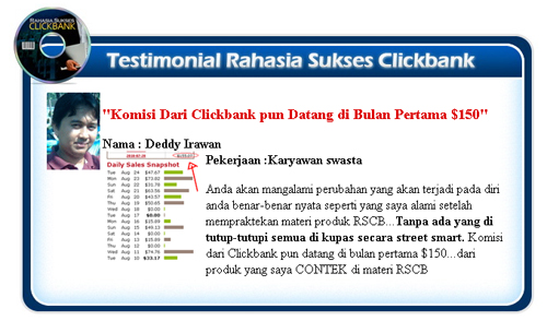 Testimoni Sukses Clickbank Gm Susanto