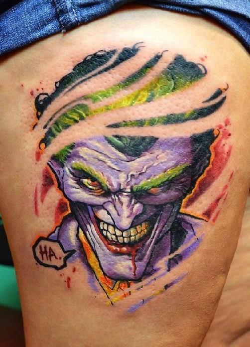 35 Tattoos Of The Joker That Will Make You Smile