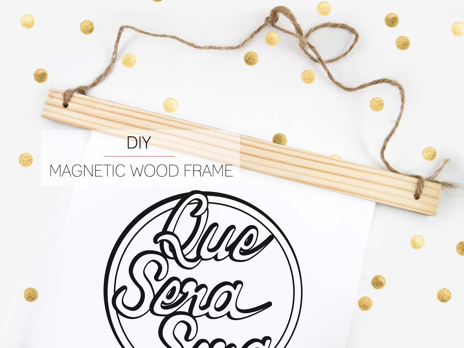 Cafe Craftea DIY Wood Frame