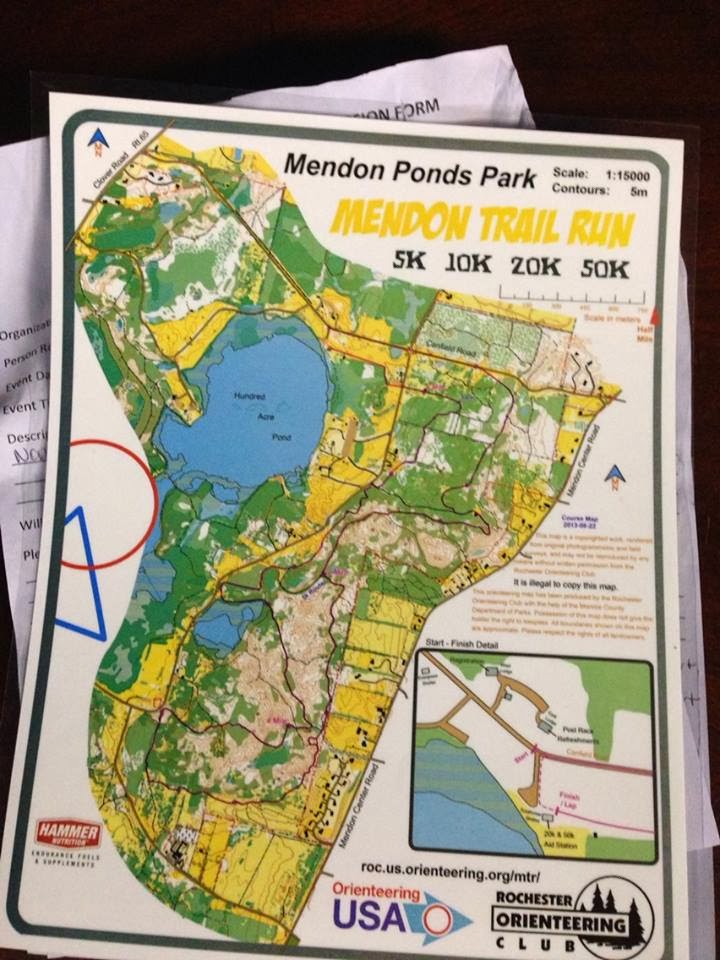 Mendon Ponds 50k---The Race for the USATF Niagara Ultra Series