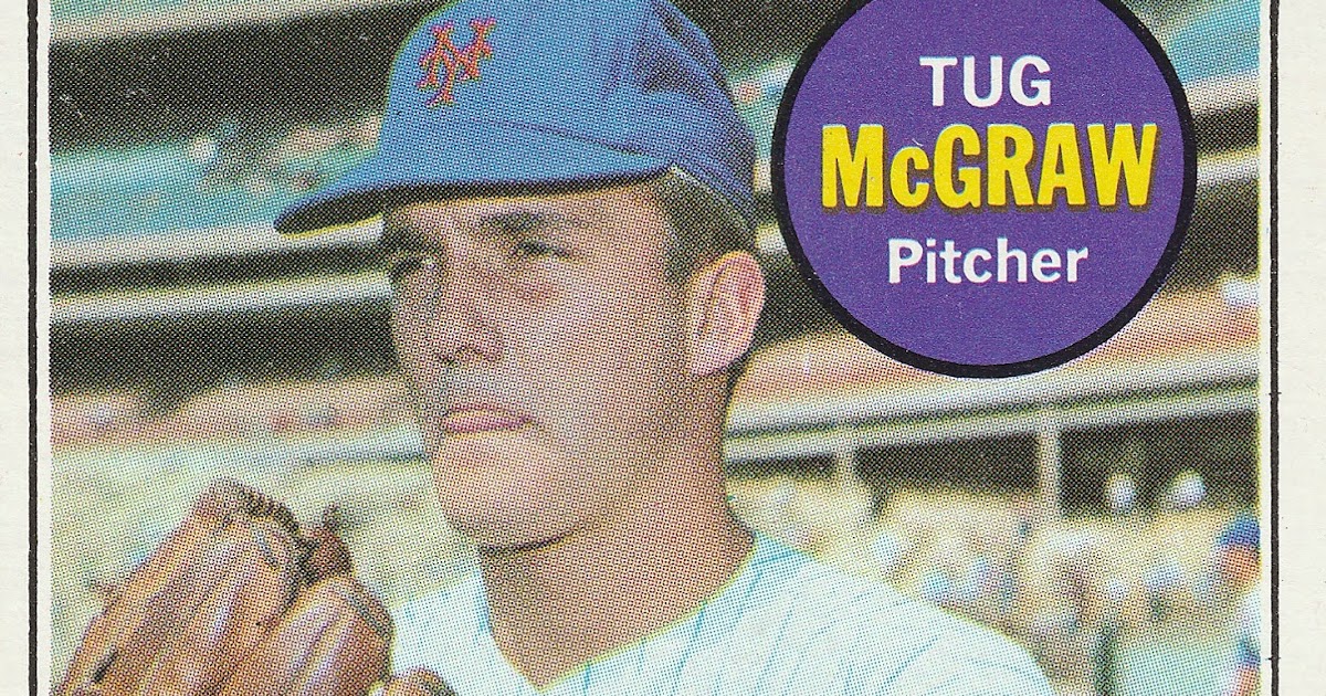 1969 Topps Baseball Tug McGraw (601)