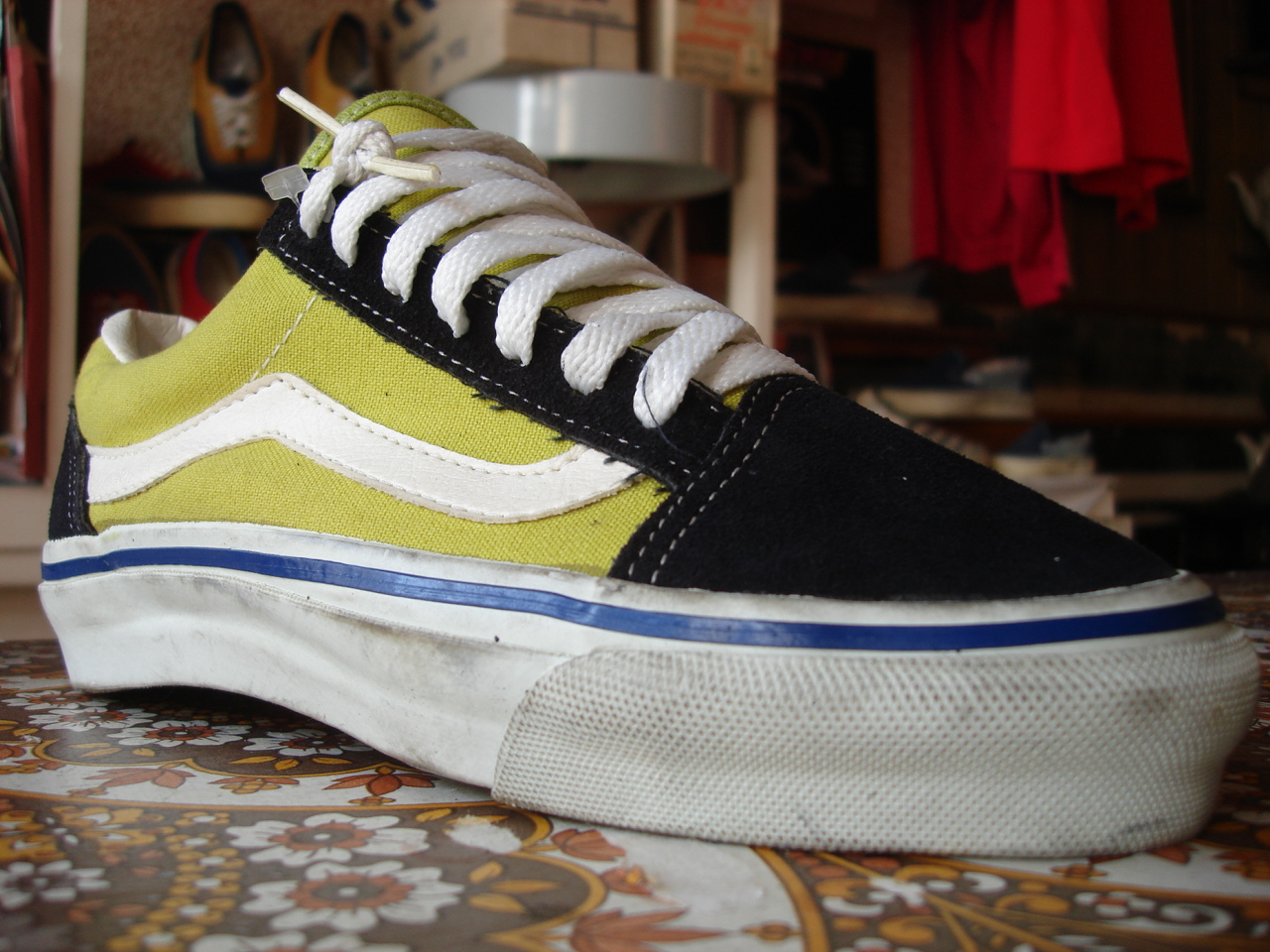 theothersideofthepillow vintage VANS 2tone OLD SKOOL style 36 MADE IN USA old school skate