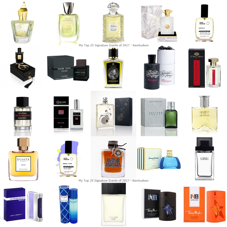 All about the Fragrance Reviews My Top 25 Signature Scents of 2017