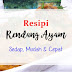 Resipi Rendang Ayam Sedap Mudah Dan Cepat