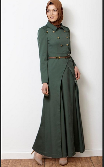 Model baju long dress terbaru untuk hijabers Model baju long dress terbaru untuk hijabers