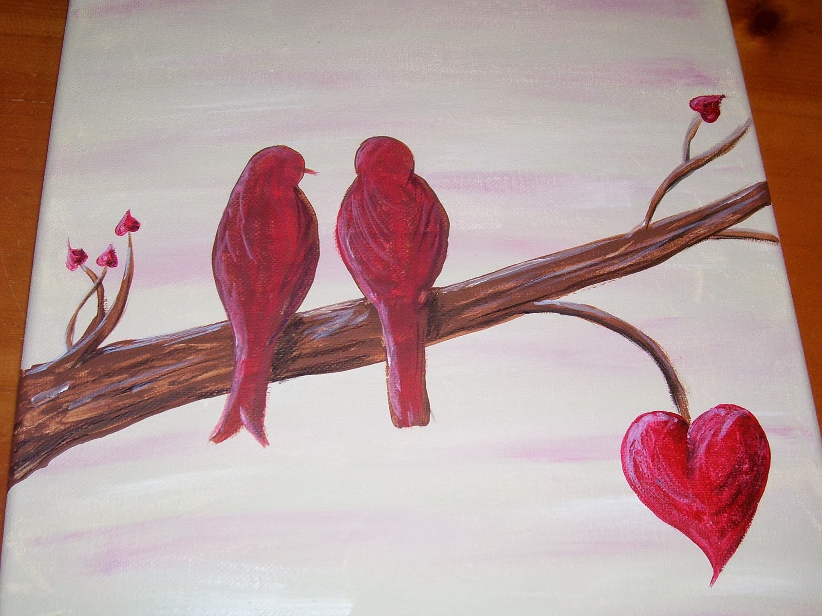 With A Little Help From My Friends Valentine's Day Painting