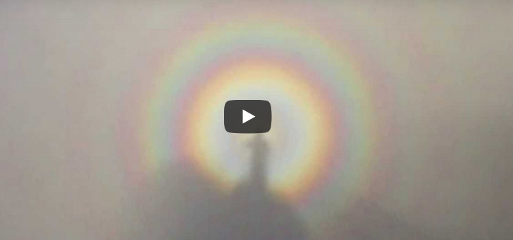 VIDEO Incredibile ma vero! Ecco spiegato il misterioso Spettro di Brocken (fenomeno Gloria).
