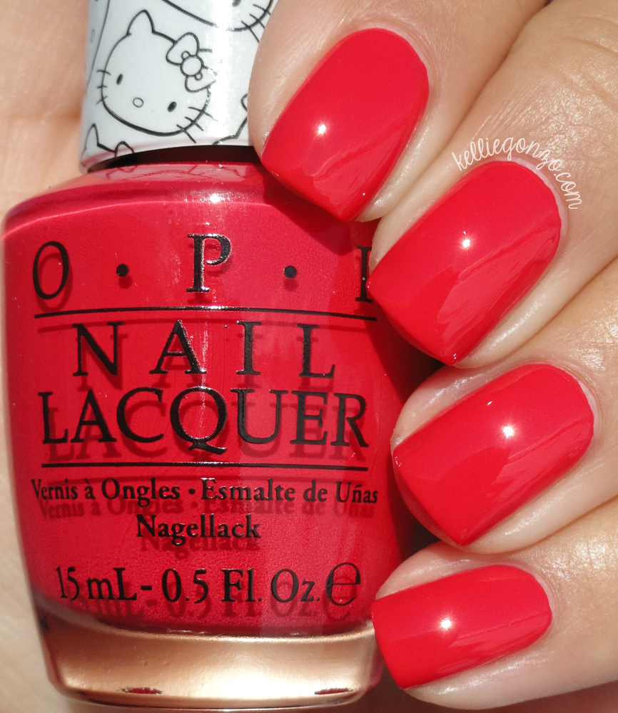 KellieGonzo: OPI Hello Kitty Collection Swatches & Review