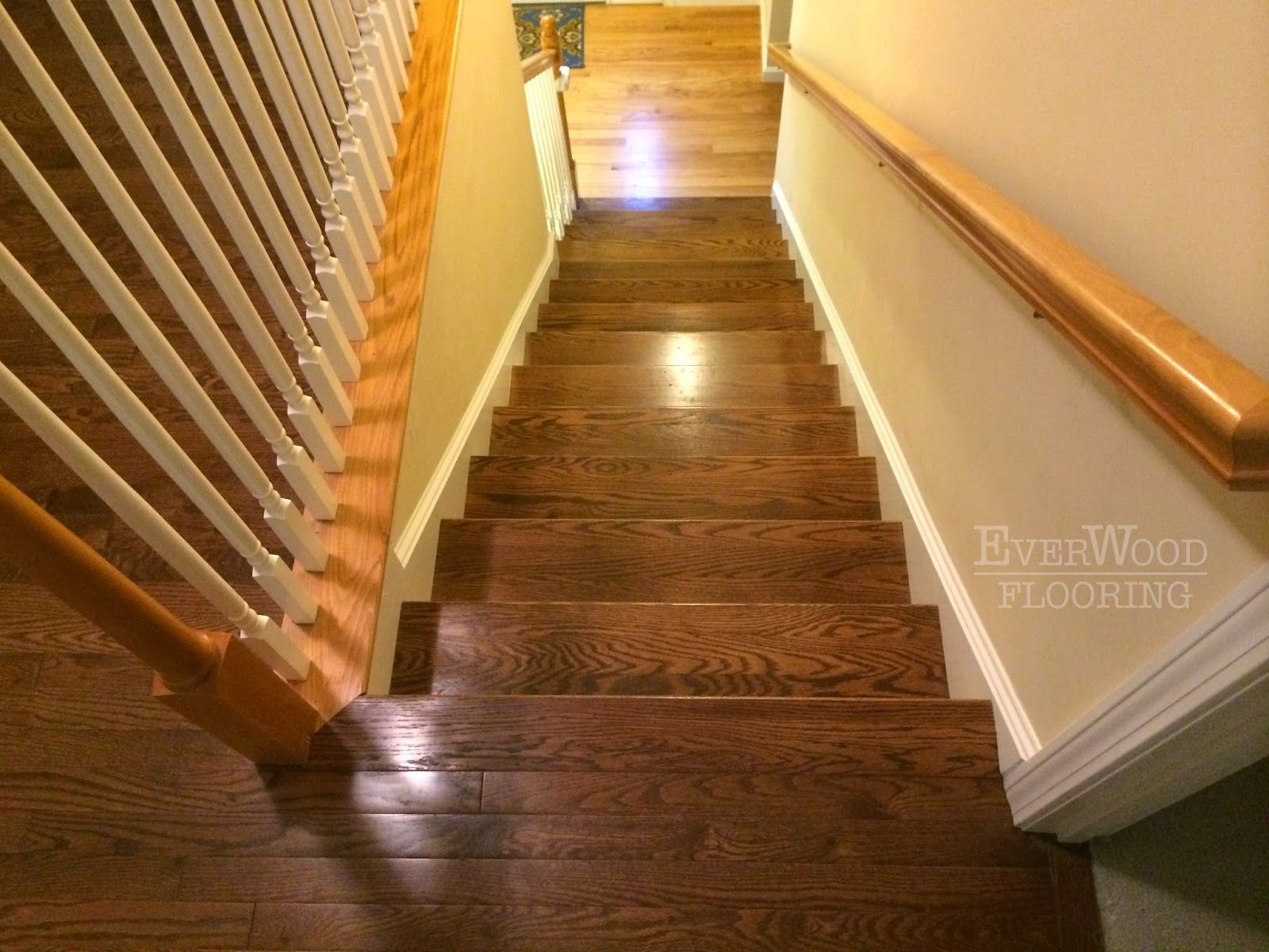 EverWood Flooring Project Profiles Prefinished Oak Install with Custom