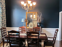 blue dining room pictures