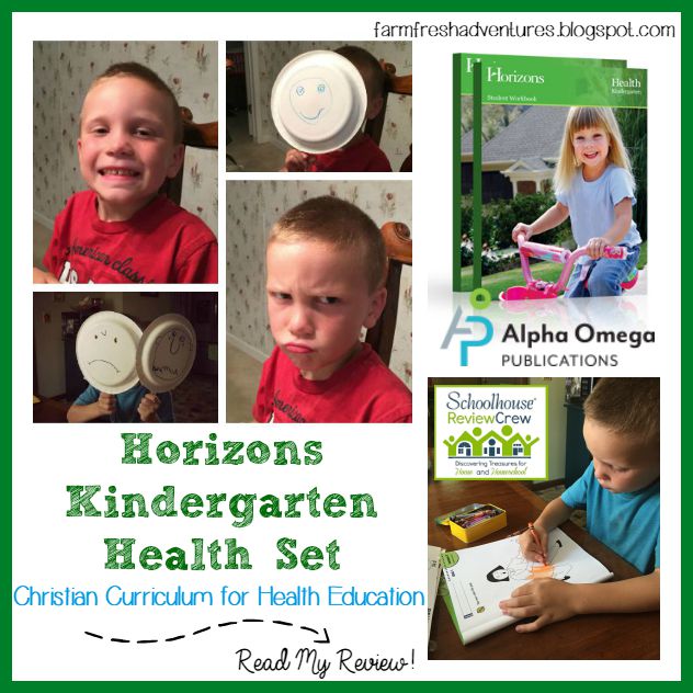 Farm Fresh Adventures Horizons Kindergarten Health {Curriculum Review}