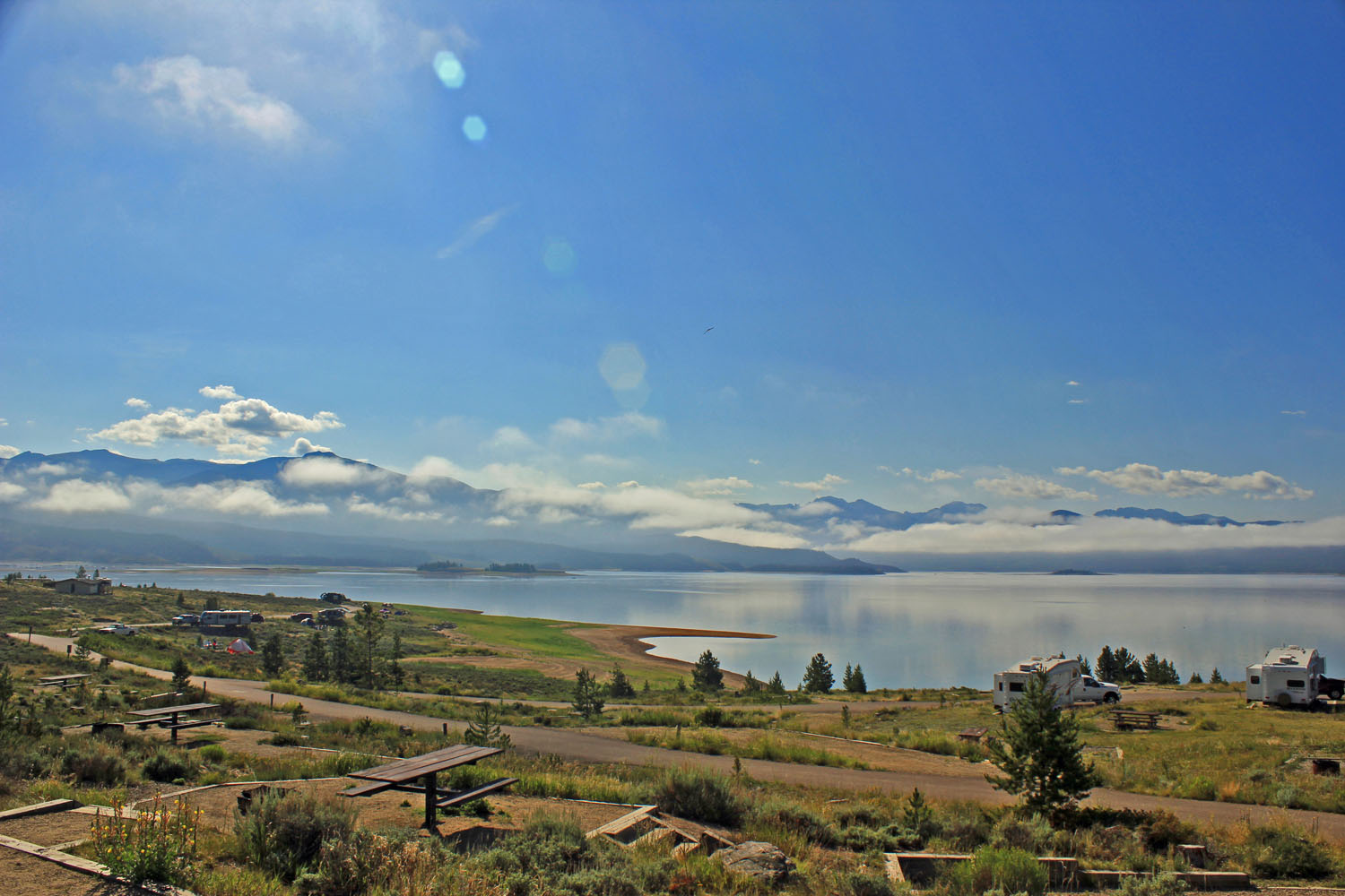 Airstream Camping Stillwater Campground at Lake Granby, CO