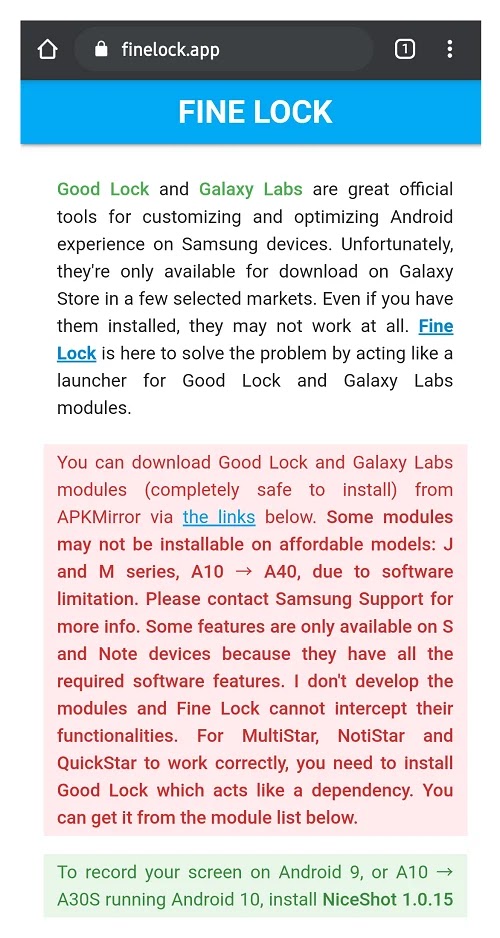 Fine Lock homepage Fine Lock homepage