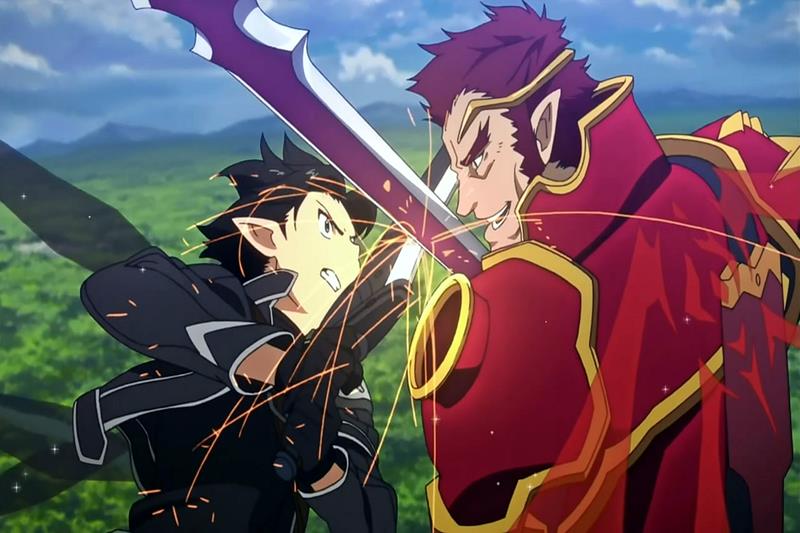 Sword art Online salah satu anime mirip Log Horizon anime genre game virtual terbaik