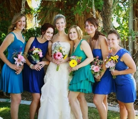 outdoor wedding bridesmaid dress