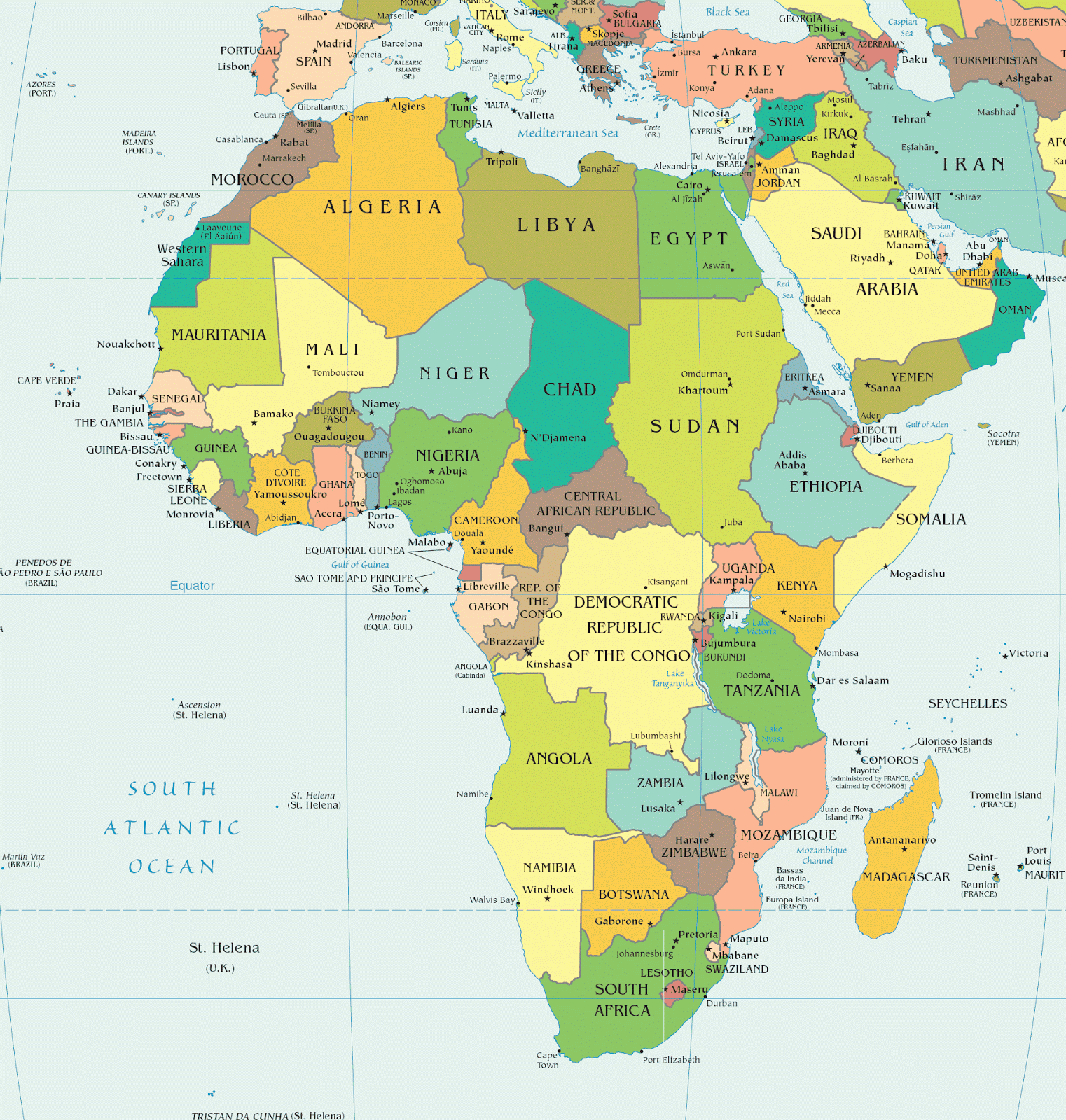 Afrika Karte Bilder Fotos | Europa Karte Region Provinz Bereich
